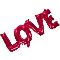 Love Latex Balloons PMS LOVE text Balloon Red