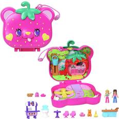 Mattel Polly Pocket Straw-Beary Patch Compact Playset