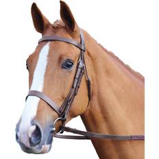 Full Bridles Pony, Havana Aviemore Plain Leather Horse Bridle