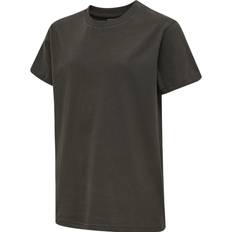 Grau T-Shirts Hummel Hmlred Basic T-shirt S/S Kids