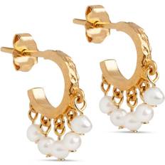 ENAMEL Copenhagen Astrid 18kt Gold Earrings - Pearl
