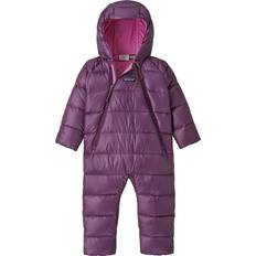 Purple Jumpsuits Children's Clothing Patagonia Infant Hi-Loft Down Sweater Bunting Jumpsuit Kids Night Plum