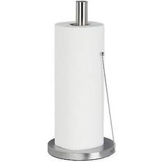 Portarotoli di Carta Relaxdays Porta Rotoli Da Cucina Verticale Acciaio Inox 33 x 15 cm Portarotolo di Carta