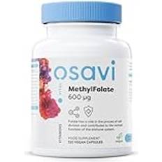 Osavi MethylFolat 600 mcg 120 Veganske Kapsler