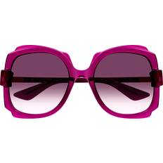 Gucci Purple Sunglasses Gucci Lettering GG1431S-003