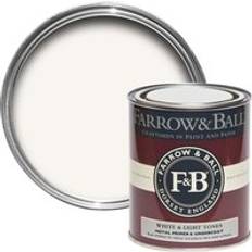 Metal Paint - White Farrow & Ball Primer Undercoat Tones Metal Paint, Wood Paint White 0.75L