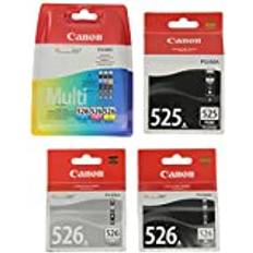 Canon PGI525 CLI526CMY K GY Bläckpatroner 6-Pack - Svart
