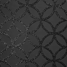 Wallpapers Arthouse Sequin Geo Black Wallpaper