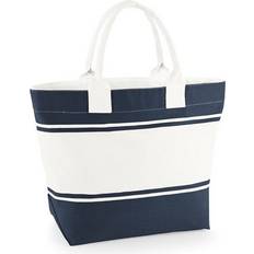 Stoffvesker Quadra Contrast Panel Canvas Tote Bag