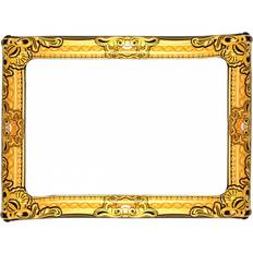 Goud Opblaasbare Decoraties Henbrandt Fotolijst opblaasbaar voor bruiloft 60 x 80 cm Fotoprops goud kunststof