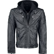 Leder Jacken Gipsy Rodney Lederjacke schwarz M, L, XL, XXL, 3XL, 4XL