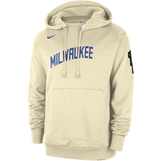 Nike Milwaukee Bucks Standard Issue 2023/24 City Edition NBA Courtside-hættetrøje til mænd brun