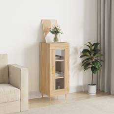 Sideboards on sale vidaXL sonoma oak Black Engineered Wood - Not/Specified Sideboard