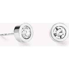 Vetro Orecchini Coeur de Lion Round Crystal Stud Earrings