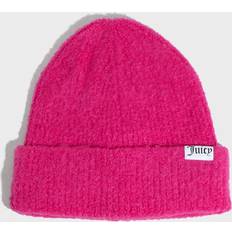 Juicy Couture Dame Tilbehør Juicy Couture Luer Pink Glo Anvers Knit Beanie Luer & Capser Hats