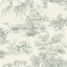 Life Toile Green Wallpaper A68901