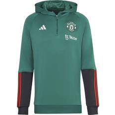 Corduroy Pulls Adidas Sweat À capuche d'entraÜnement Manchester United - Vert