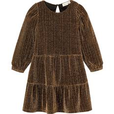 18-24M Vestiti Name It Glitter Dress - Gold (13222822)