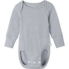Reima 12-18M Bodyer Reima Utu Body, Grey Melange, 62-68, Babytøj