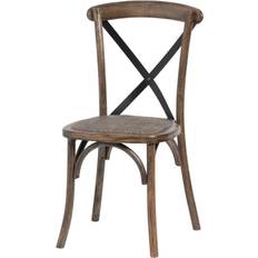 Hill Interiors Oak Cross Kitchen Chair