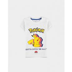 Pokémon Hauts Pokémon Pokemon: pika silhouette girls white t-shirt bambino 134/140 t-shirt neu