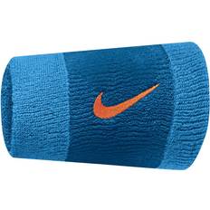 Nike Swoosh Double Svedbånd Blå/Orange 2-Pack