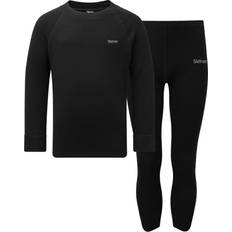 Girls Base Layer Steiner Kids Soft-Tec Active Baselayer Set: Black: 11-12 Years