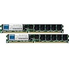 Global Memory 4GB 2 x 2GB DDR2 533MHz PC2-4200 240-PIN ECC REGISTRERAD VLP DIMM MINNE RAM KIT FÖR SERVERAR/ARBETSSTATIONER/MOTORBOARDS 2 RANK KIT