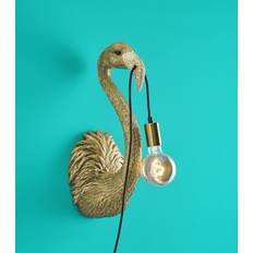 WERNS Vägglampa Flamingo Tiffany Väggarmatur