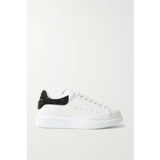 Alexander McQueen Alexander McQueen Sneakers Aus Leder Mit Überstehender Sohle Und Kristallen Weiß