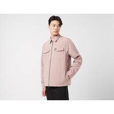 Fred Perry Hombre Ropa Fred Perry Zip Overshirt Men's - Dark Pink