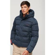 Steppjacken Superdry Herren Sports Steppjacke aus Mikrofaser mit Kapuze Dunkelblau Größe: Dunkelblau