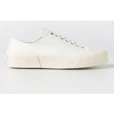 Jil Sander Bomuld Hvide Minimalistisk Sneakers - Hvid