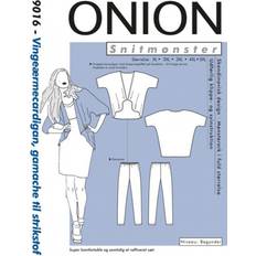 Symaskiner Onion Cut Pattern Plus 9016 Wing Sleeve Cardigan & Leggings