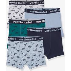 Schwarz Boxershorts Vertbaudet 5er-Pack Jungen Boxershorts, Dinosaurier Oeko-Tex grau