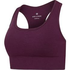 Hellner Women's Merino Wool Seamless Bra, M/L, Grape Wine