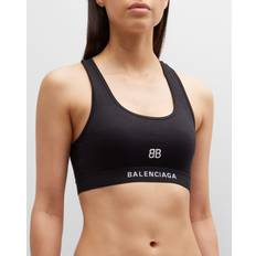 Balenciaga Undertøj Balenciaga Cotton Jersey Sports Bra Black