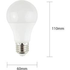 ValueLights Minisun 6W es E27 led gls Bulbs 6500K Pack of 8