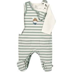 Mehrfarbig Jumpsuits Sterntaler Strampler-Set Emmi grün