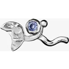 Maanesten Lucina Silver Crescent Moon Single Stud Earring 9836C
