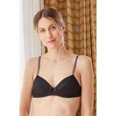Little Women 'KIKI' Cotton Non-Wired T-Shirt Cup Bra Black