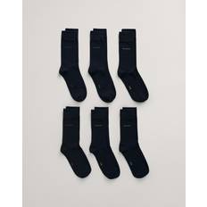 Gant Elastan/Lycra/Spandex Strumpor Gant Herr Sexpack mjuka bomullsstrumpor 40-42 Blå