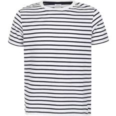 Leather Children's Clothing Skinni Minni Striped T-Shirt White 5-6 Years