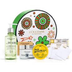 L'Occitane Scatole regalo e Set L'Occitane Cofanetto Viso Karité Crema Viso 4 pz In Cotone