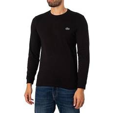 Lacoste M T-shirts Lacoste Long Sleeve Technical T-Shirt Black