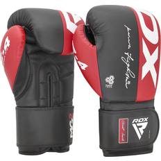 Red Gloves RDX Red, 14OZ Boxing Gloves Maya Hide Leather