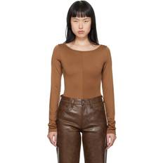 Marrón - Mujer Ropa interior moldeadora Agolde Paulette Bodysuit - Brown