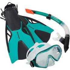 Rød Snorkelsæt Schildkröt SFS Snorkel Set CAYMAN turq 3-part