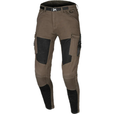 Brown Motorcycle Trousers Macna Bombar, Textilhose Braun/Schwarz