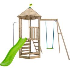 TP Toys Castlewood Beeston Wooden Swing Set & Slide